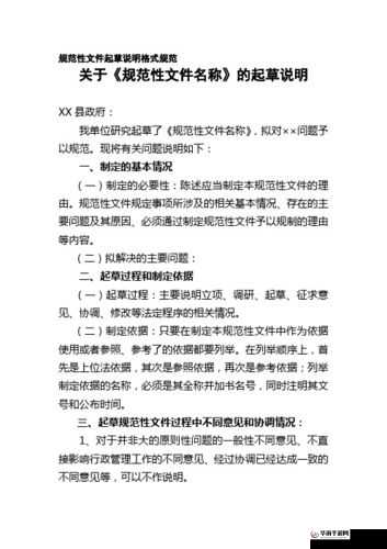 17.c- 起草：规范文件的起草工作