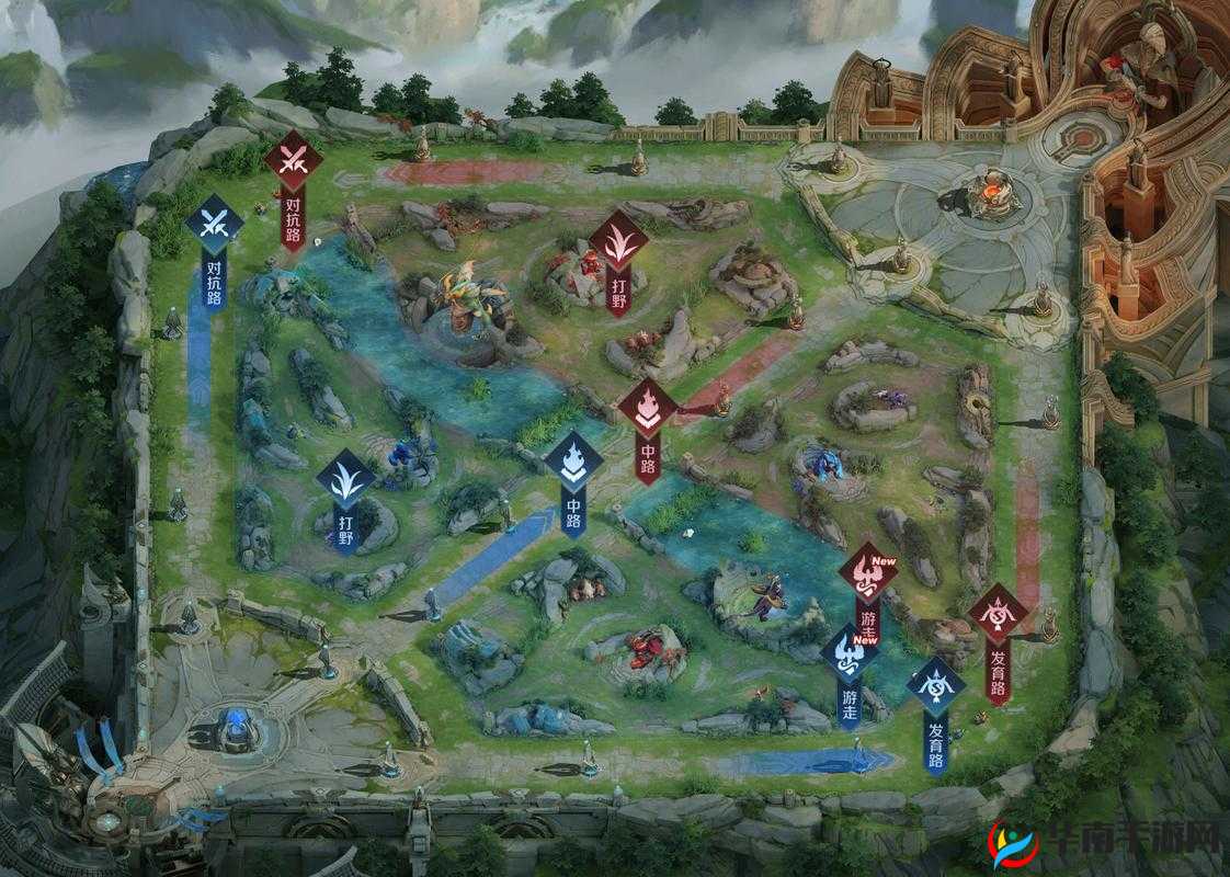 解读王者荣耀新地图峡谷起源：野区分布深度解析与战略地图览