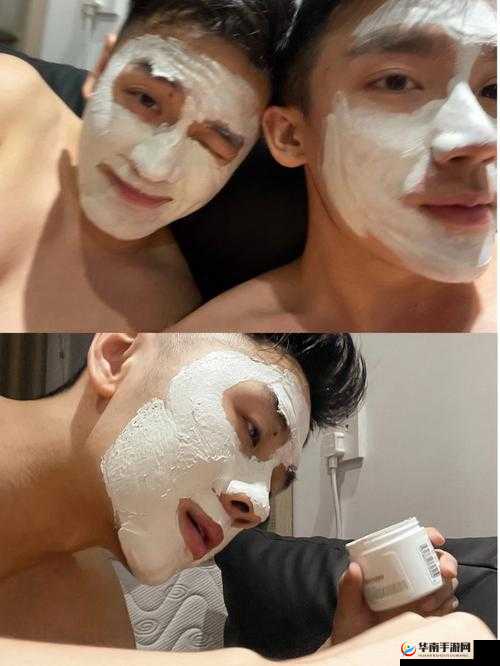 一面亲上边一面膜下边，情感与美的交融