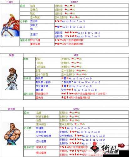 双截龙格斗出招表详细解析全览，带你领略精彩格斗技巧