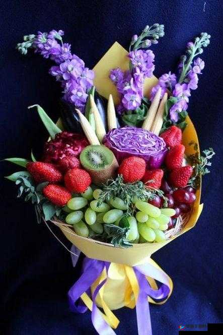 水果、蔬菜与鲜花：自然的奇妙组合