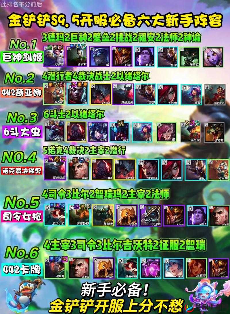金铲铲之战阵容搭配技巧全掌握
