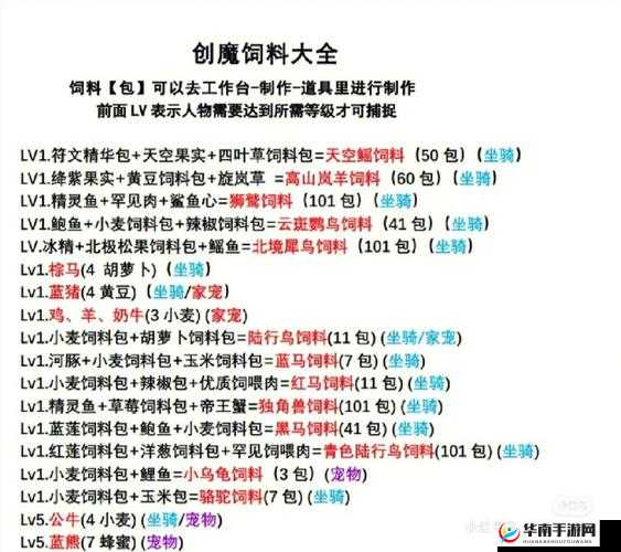 创造与魔法：岩火龟饲料制作攻略