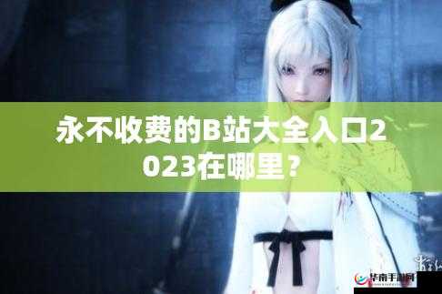 B站大全永不收费 2023 入口在哪