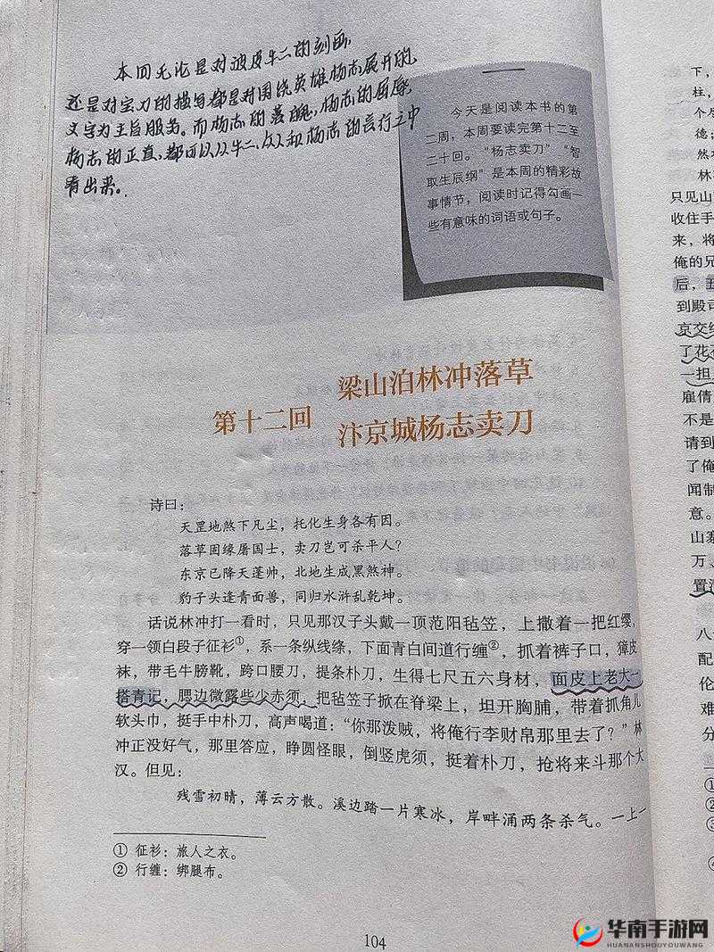 豪情水浒传，林冲历经波折，终在第五回落草为寇于梁山泊