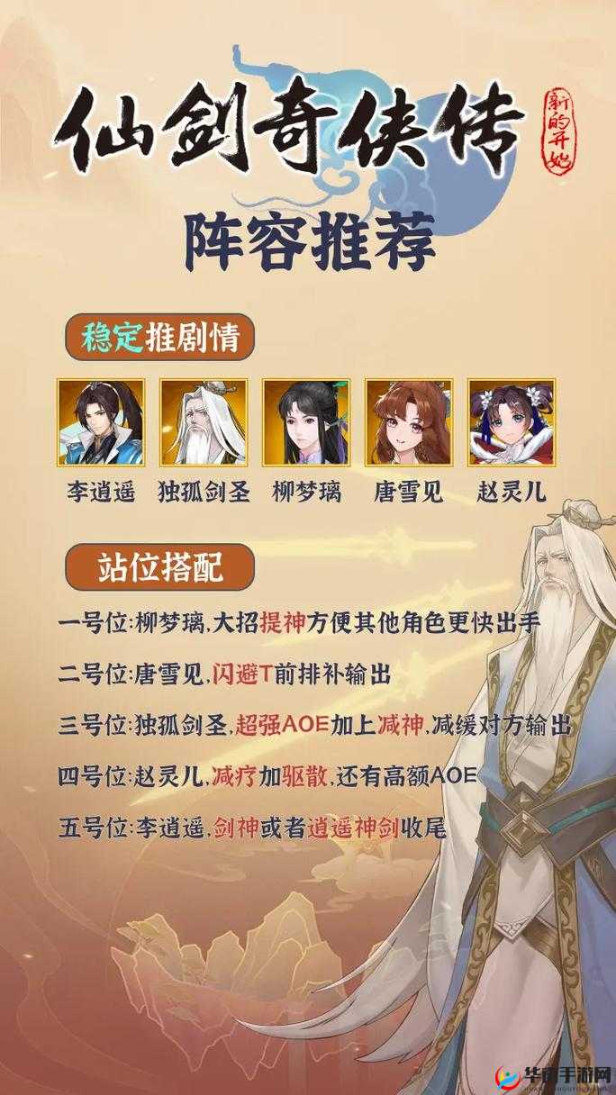 仙剑奇侠传五游戏后期高效通关必备，顶级强势阵容搭配推荐