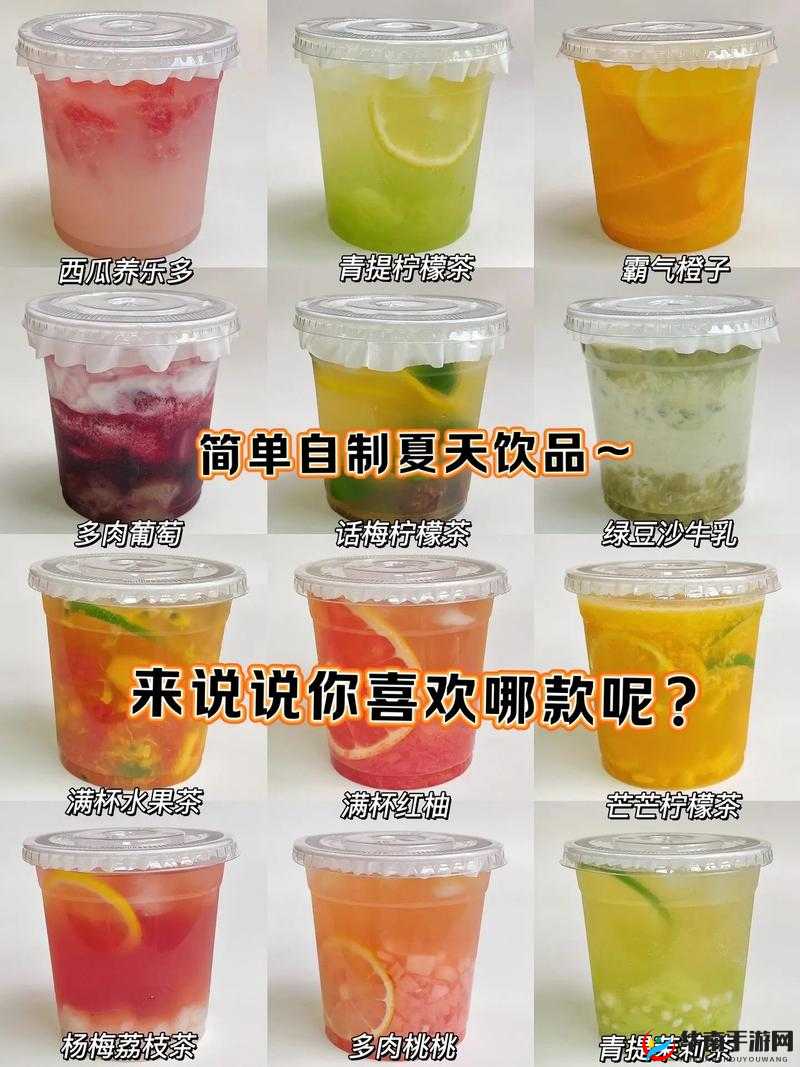 新手在家自调任务：轻松开启 DIY 美食饮品之旅