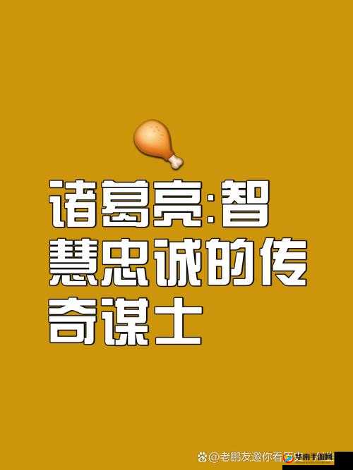 诸葛亮，三国时期的传奇人物，智谋与策略完美结合的化身