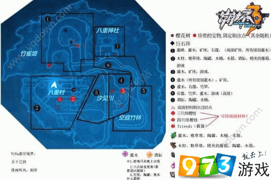 崩坏3游戏攻略，开放世界八重村资源采集方法与技巧详解