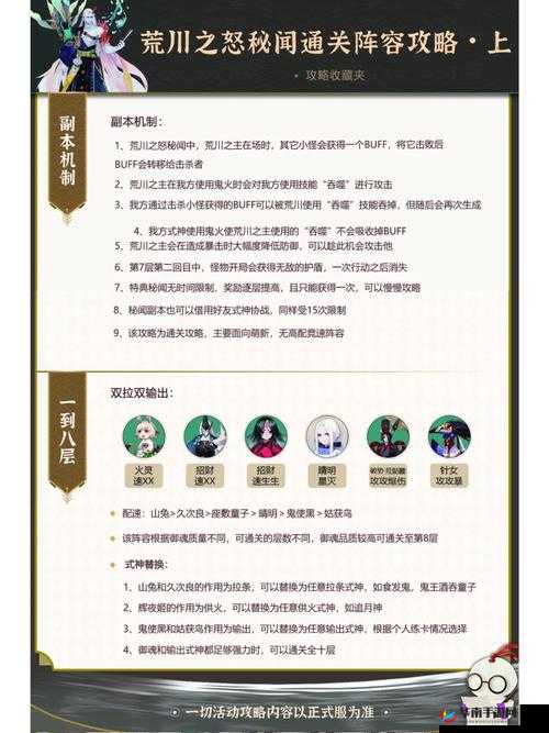阴阳师荒川之怒副本深度攻略，1-10层通关阵容搭配与技巧全面揭秘