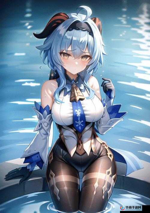 甘雨穿连体泳衣，畅游夏日清凉海洋
