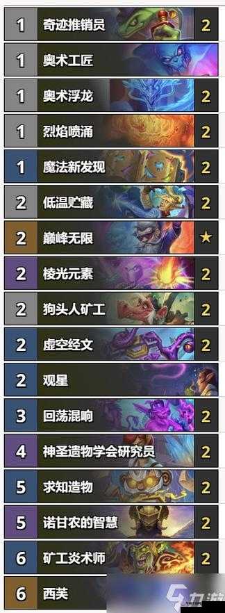 炉石传说安戈洛法师烈焰喷涌深度解析，获取元素组件的高效利器