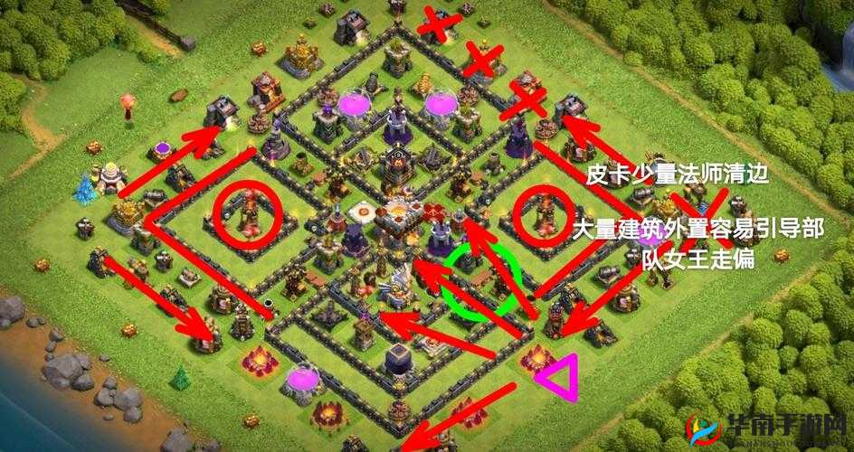 部落冲突战术革新，揭秘11本弹跳三王蓝胖组合，强势横扫老版防御三阵策略