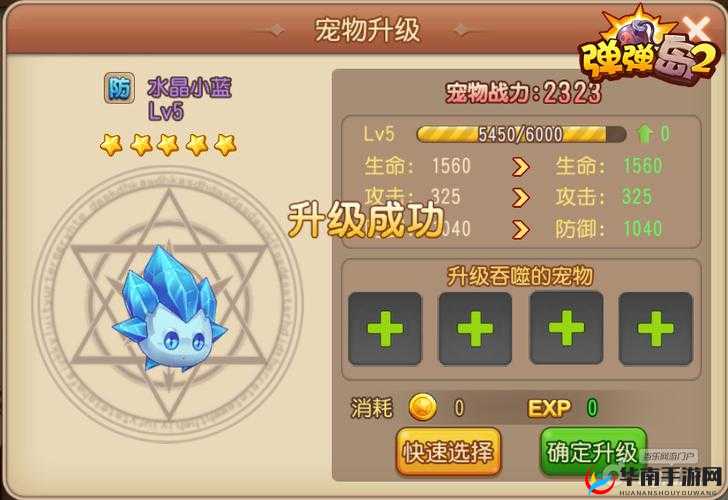 弹弹岛2手游深度解析，防御型宠物属性全面介绍与分析