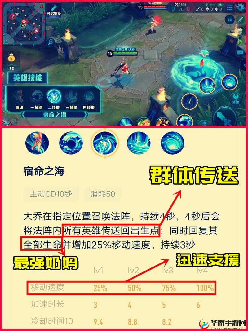 王者荣耀，深度剖析神级全能辅助四技能大乔的技能运用与技巧