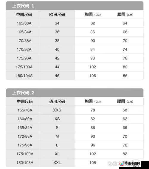 国产尺码和欧洲尺码表 CCTV：尺码换算的秘密与差异