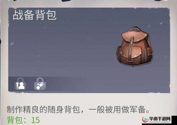 冰原守卫者中背包系统是什么：存储空间与物品管理的关键
