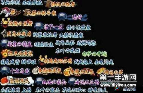 火影忍者手游新版称号前瞻，最新曝光称号引发热烈讨论