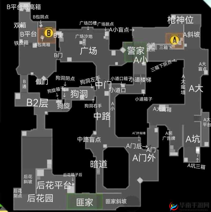 CF手游攻略，掌握绝妙点位，制霸异域小镇A点地图，揭秘资源管理艺术