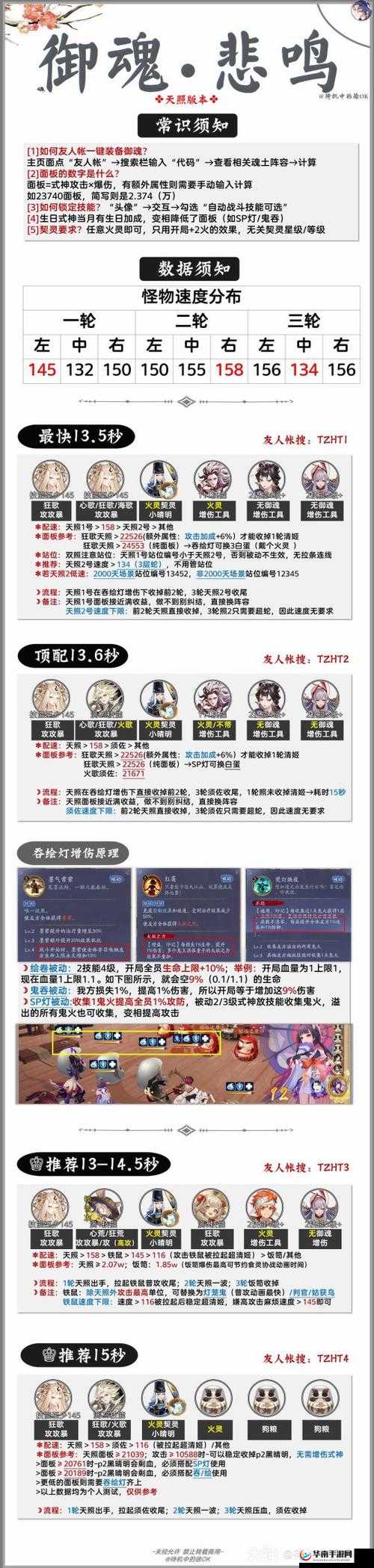 阴阳师手游食发鬼高效稳定魂十挂机阵容搭配推荐