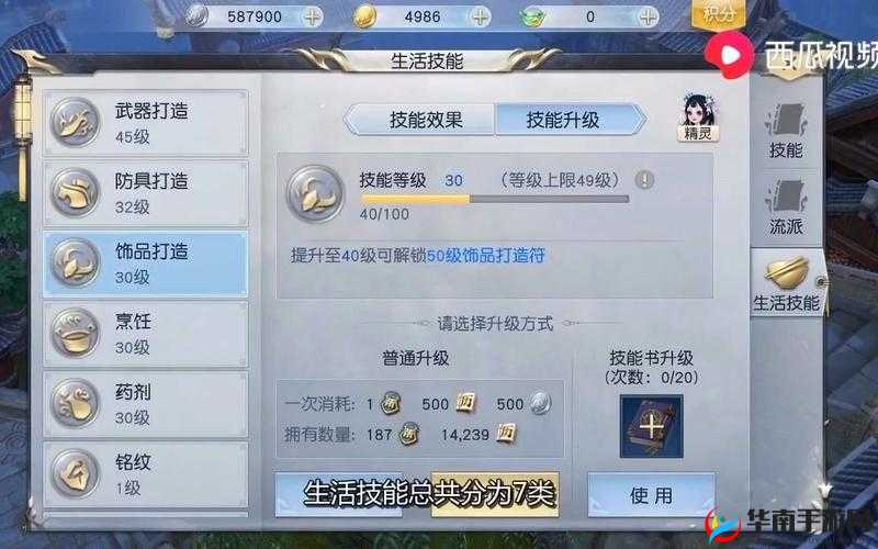 镇魔曲手游深度解析，生活技能实用解读与资源管理高效指南视频