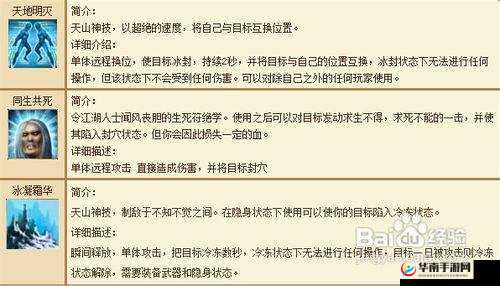 真江湖HD深度解析，天山姥姥技能特性与实战玩法全面介绍