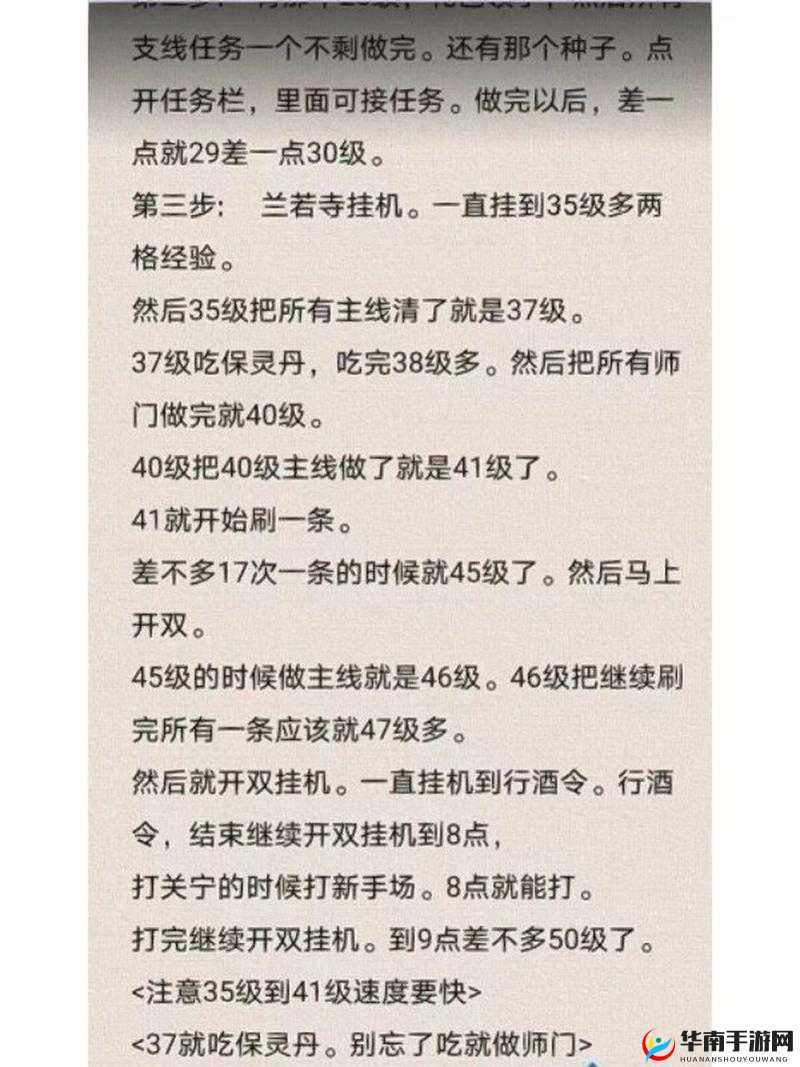 倩女幽魂手游新区攻略，萌新必备的高效冲级技巧与策略详解