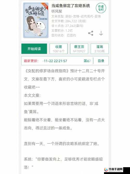 优质RB攻略系统游戏沈芙：开启精彩冒险之旅
