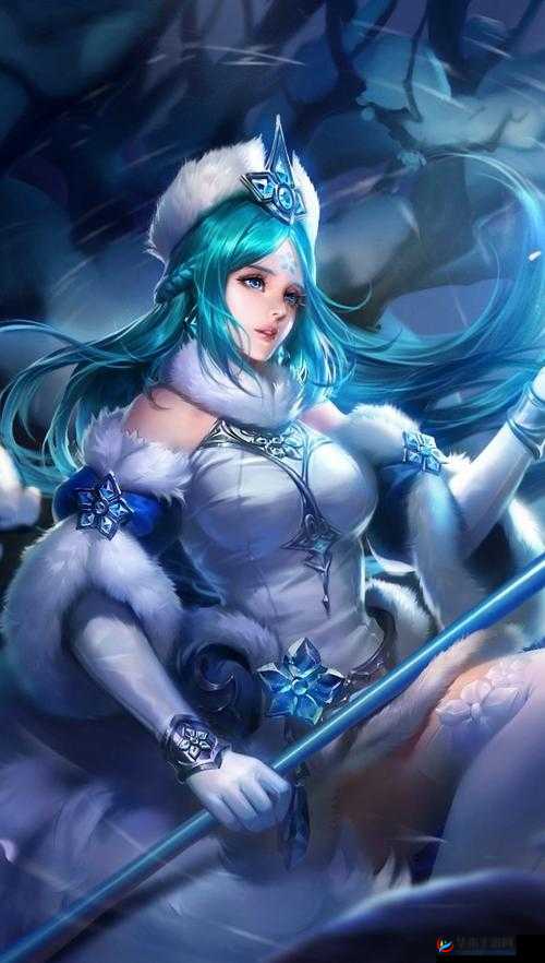 王者荣耀中冰雪歌者王昭君，以绝美歌声征服峡谷的传奇法师