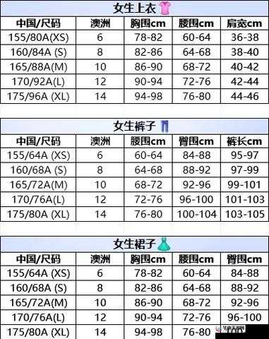 亚洲尺码与欧洲尺码对照工具箱：尺码差异精准解析必备