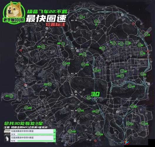 和平精英极速飞车赛道全图位置详细一览及探索指南