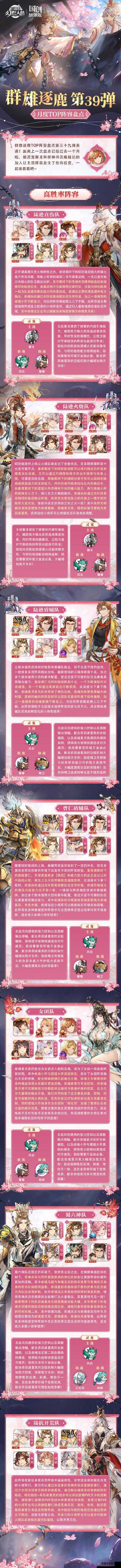 三国志幻想大陆虎牢关战役高效阵容搭配策略与深度解析
